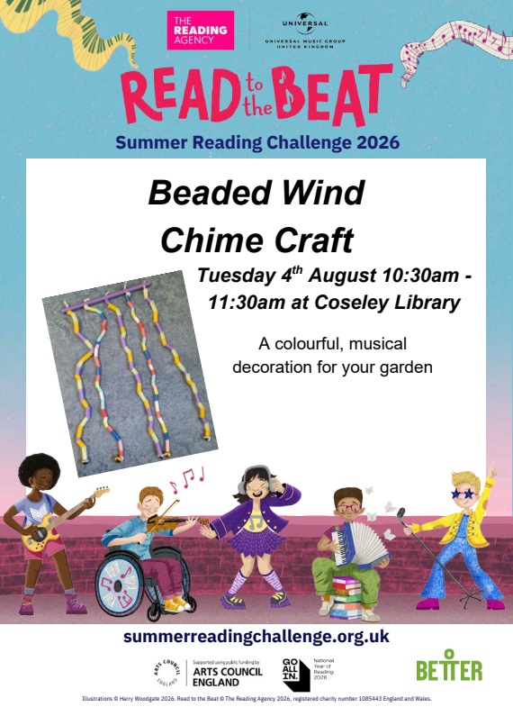Coseley Library - Summer Reading Challenge: Beaded Wind Chime